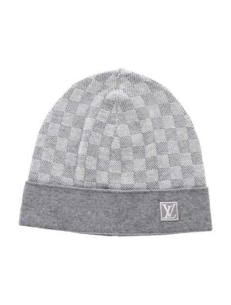 lv gray beanie|louis vuitton monogram beanie.